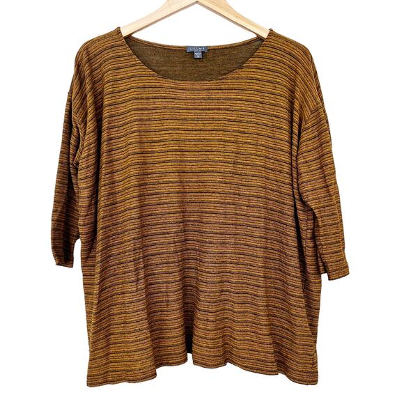 Lilla P Yellow Boxy Half Sleeve Shirt Sz XS - Picture 5 of 5